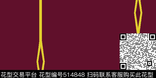 男装简洁菱形传统印花华亿平台下载（图片编号: 514848） - 瓦栏（Walan）