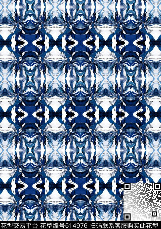 服装复古家纺数码印花华亿平台下载（图片编号: 514976） - 瓦栏（Walan）