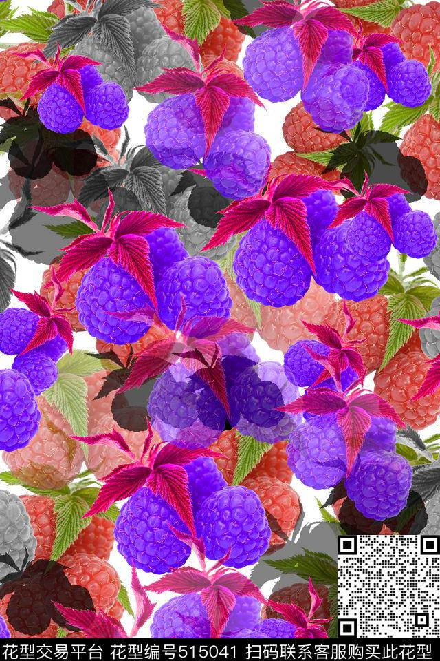 休闲水果荔枝数码印花华亿平台下载（图片编号: 515041） - 瓦栏（Walan）