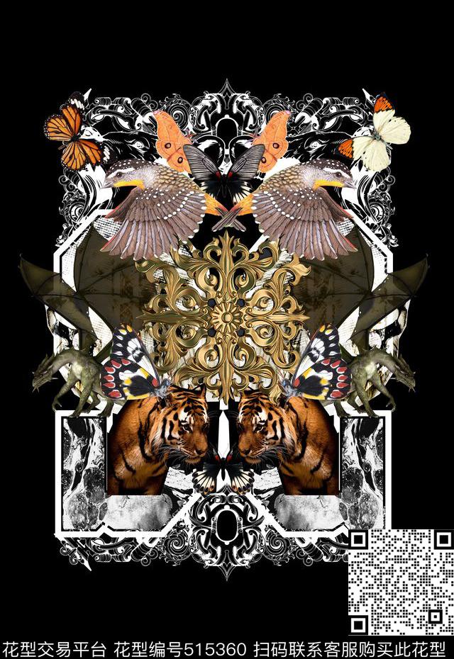 T恤卫衣数码印花男装炫酷时尚定位数码印花华亿平台下载（图片编号: 515360） - 瓦栏（Walan）