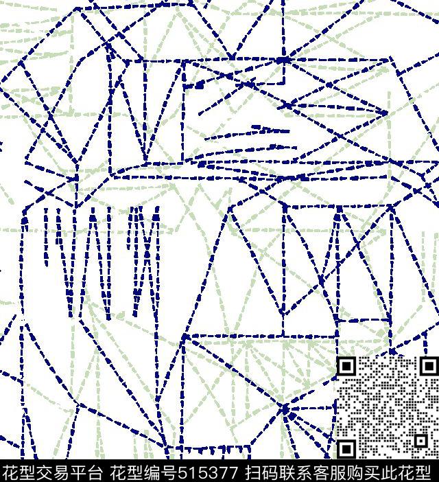 男装虚线泥点传统印花华亿平台下载（图片编号: 515377） - 瓦栏（Walan）
