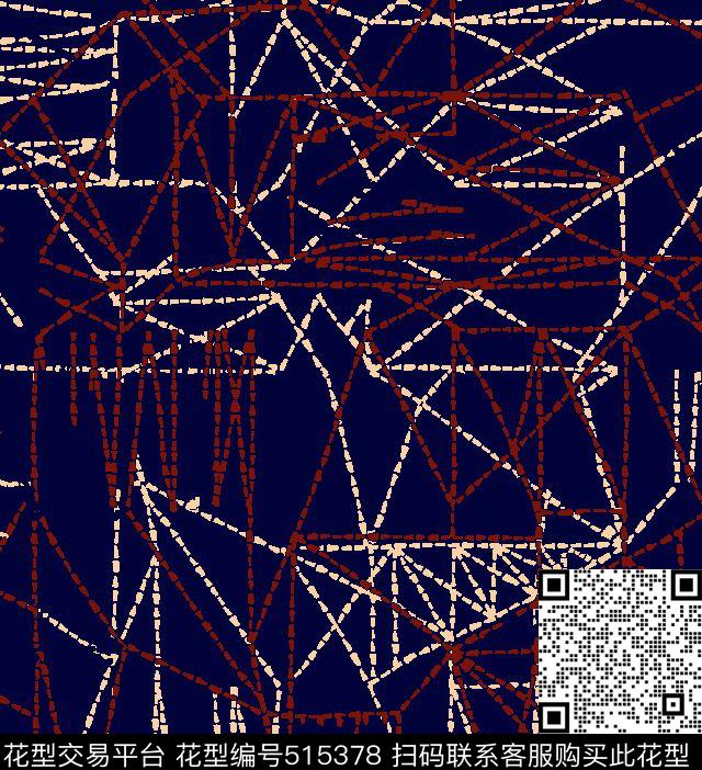 男装虚线泥点传统印花华亿平台下载（图片编号: 515378） - 瓦栏（Walan）