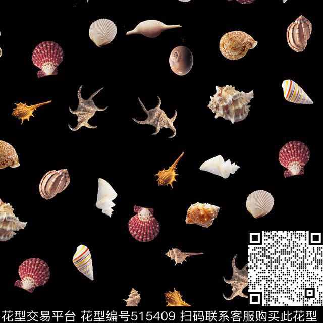 贝壳复古男装华亿平台数码印花华亿平台下载（图片编号: 515409） - 瓦栏（Walan）