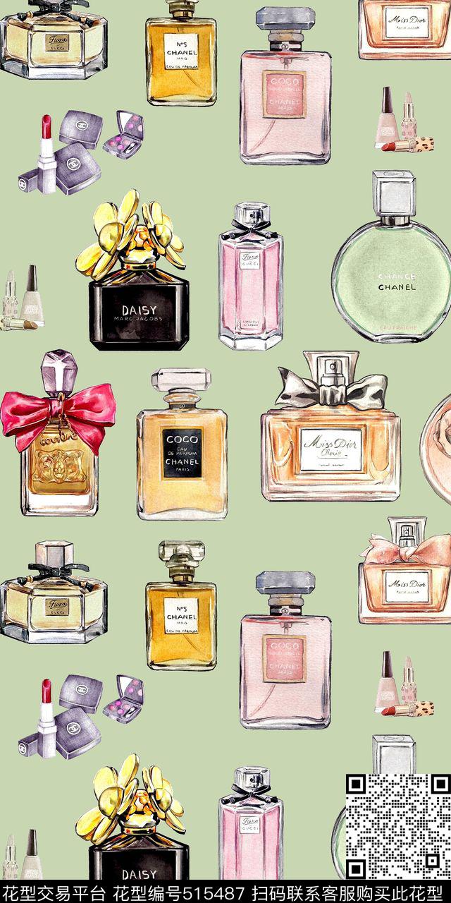 香水大牌唇膏数码印花华亿平台下载（图片编号: 515487） - 瓦栏（Walan）