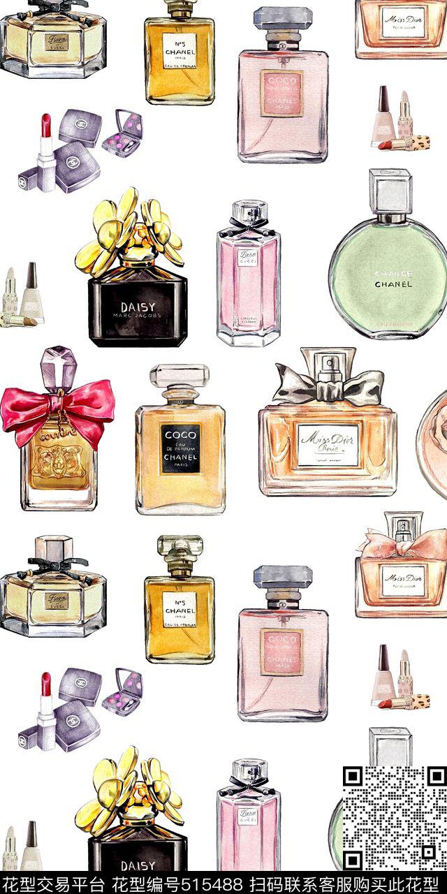 香水大牌唇膏数码印花华亿平台下载（图片编号: 515488） - 瓦栏（Walan）