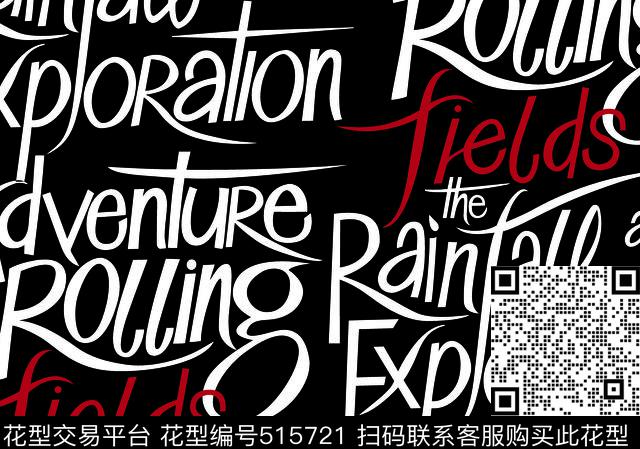 创意时尚字母字母时装传统印花华亿平台下载（图片编号: 515721） - 瓦栏（Walan）