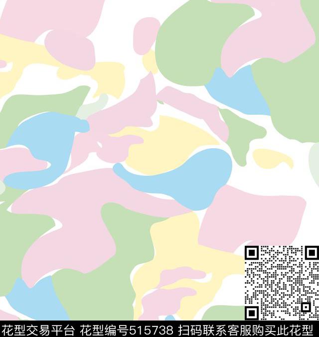 原创绘画优雅数码印花华亿平台下载（图片编号: 515738） - 瓦栏（Walan）