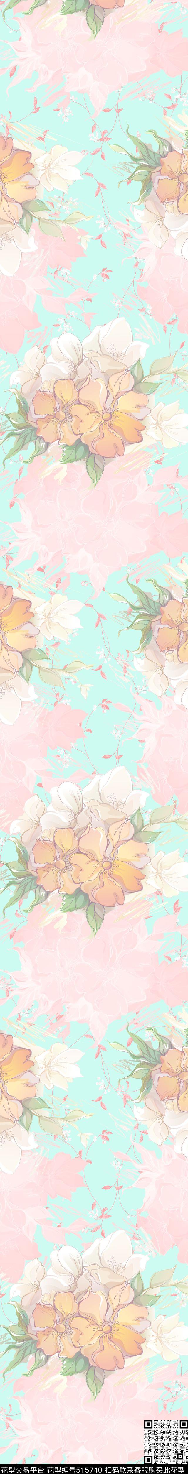 2016年春夏花卉田园风格传统印花华亿平台下载（图片编号: 515740） - 瓦栏（Walan）