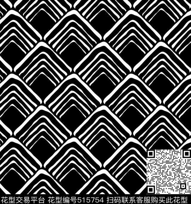 时尚几何花几何图形裙装印花传统印花华亿平台下载（图片编号: 515754） - 瓦栏（Walan）