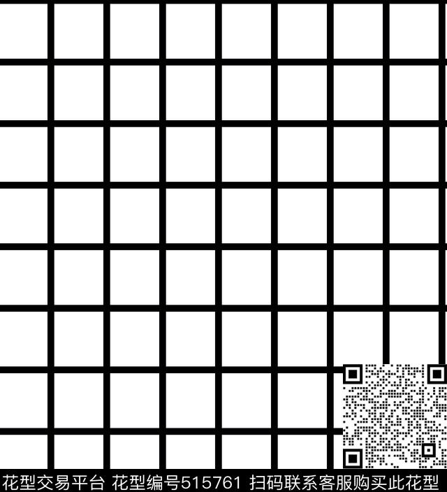 原创几何格子传统印花华亿平台下载（图片编号: 515761） - 瓦栏（Walan）