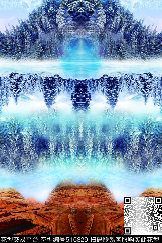 大牌定位流行时尚数码印花华亿平台下载（图片编号: 515829） - 瓦栏（Walan）