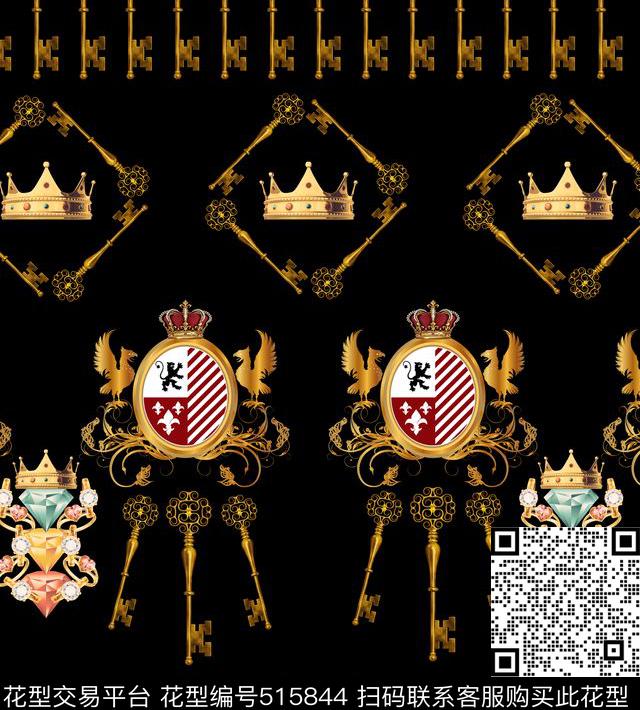 定位女装欧式名牌花纹数码印花华亿平台下载（图片编号: 515844） - 瓦栏（Walan）