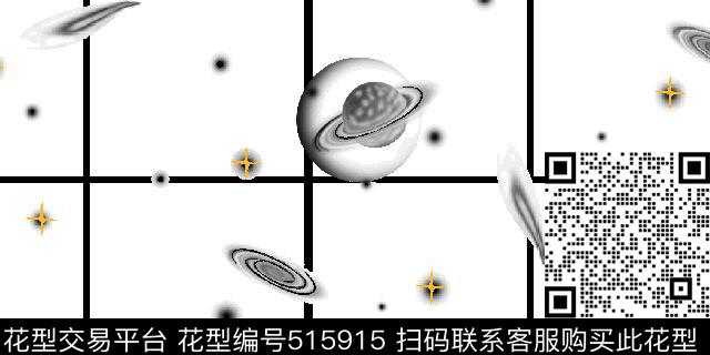 2016春夏男装衬衫星空物语传统印花华亿平台下载（图片编号: 515915） - 瓦栏（Walan）