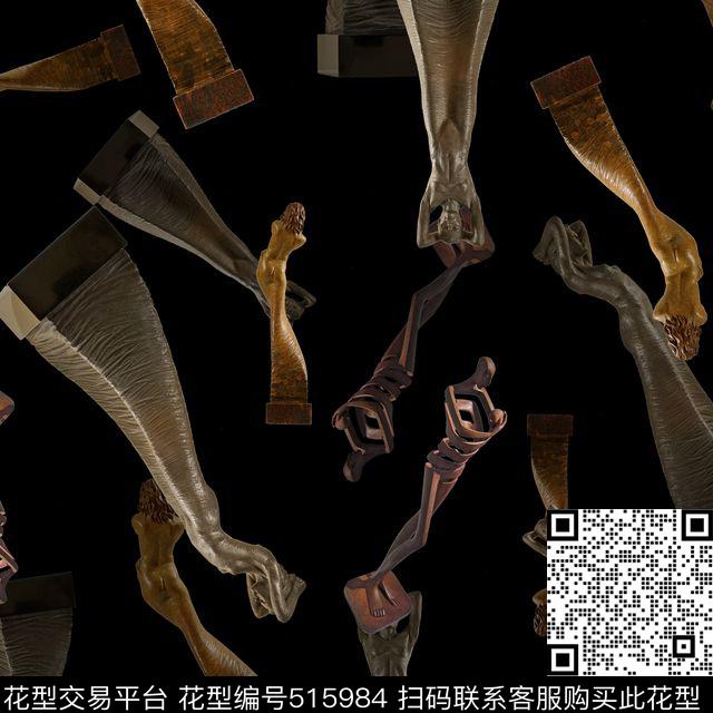 时尚雕塑美女数码印花华亿平台下载（图片编号: 515984） - 瓦栏（Walan）