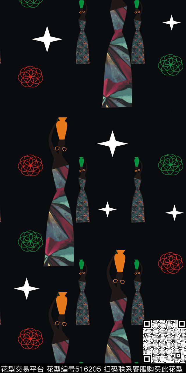 传统华亿平台复古花瓶传统印花华亿平台下载（图片编号: 516205） - 瓦栏（Walan）