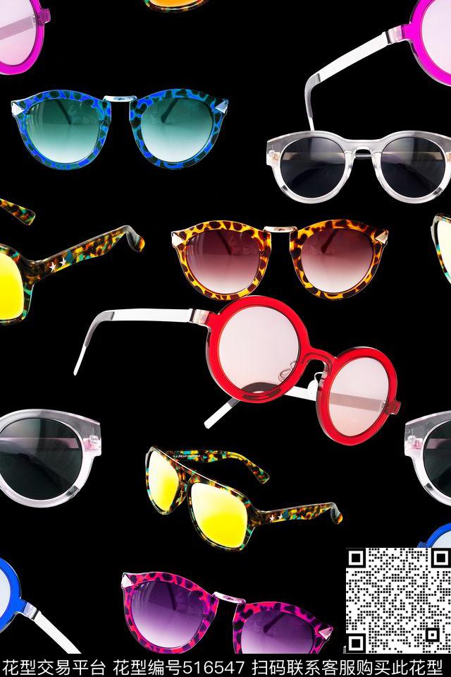 创意爆款眼镜数码印花华亿平台下载（图片编号: 516547） - 瓦栏（Walan）
