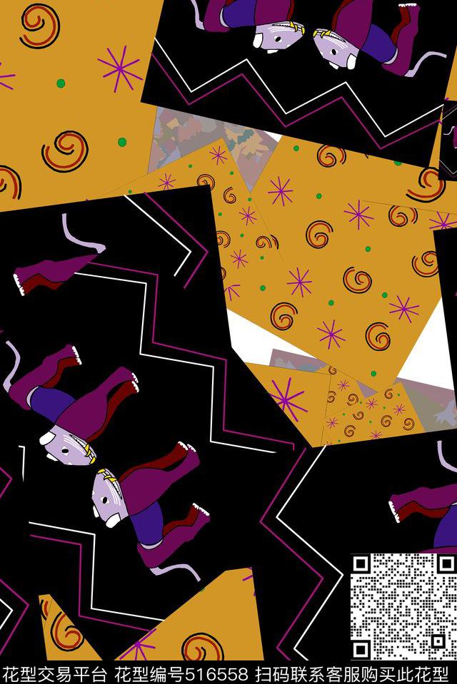 中国风民族系列男女服装长巾围巾传统印花华亿平台下载（图片编号: 516558） - 瓦栏（Walan）