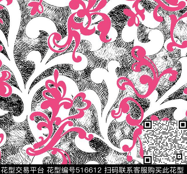 家纺箱包裙子传统印花华亿平台下载（图片编号: 516612） - 瓦栏（Walan）