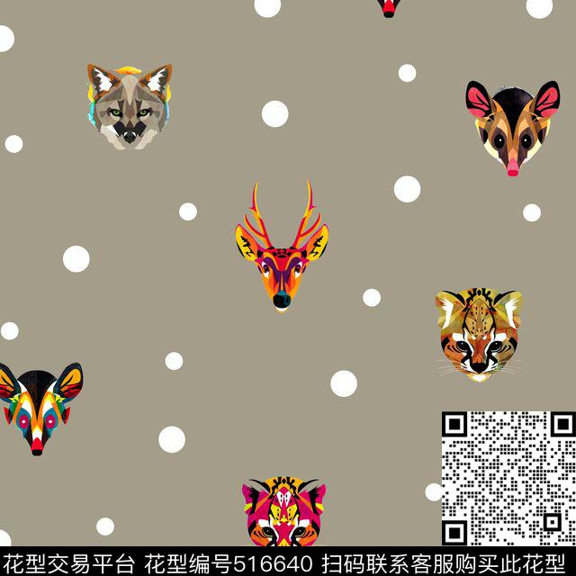 波点动物时尚大牌传统印花华亿平台下载（图片编号: 516640） - 瓦栏（Walan）