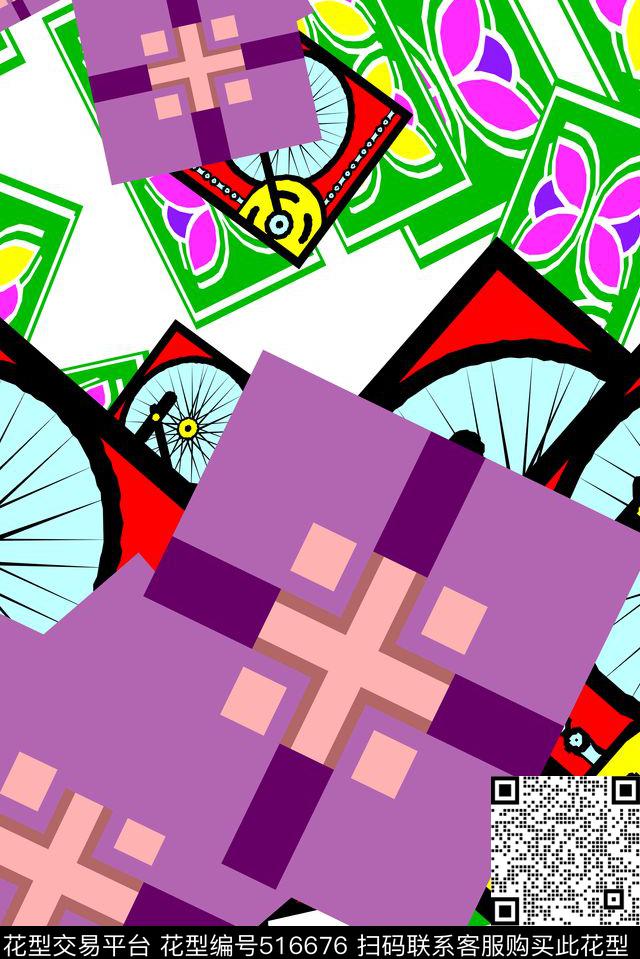 欧式风民族系列男女服装长巾围巾传统印花华亿平台下载（图片编号: 516676） - 瓦栏（Walan）