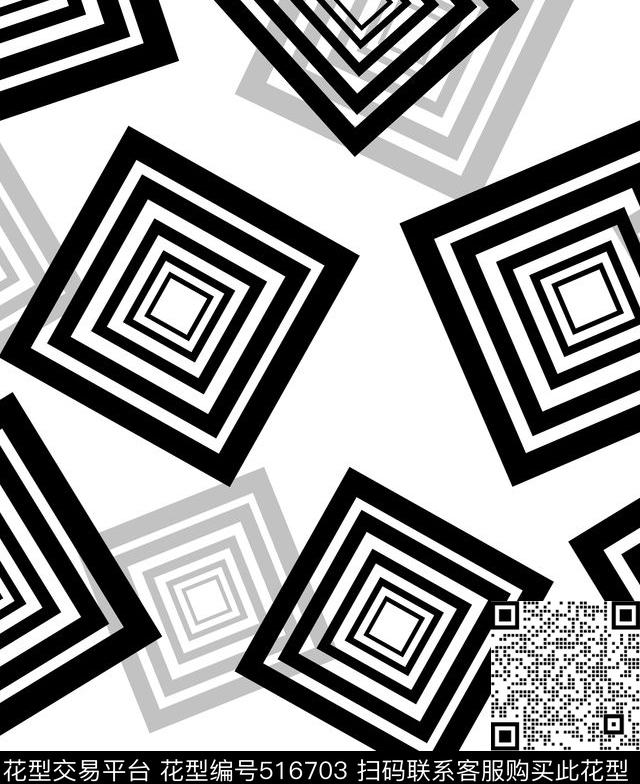 时尚女装连衣裙传统印花华亿平台下载（图片编号: 516703） - 瓦栏（Walan）