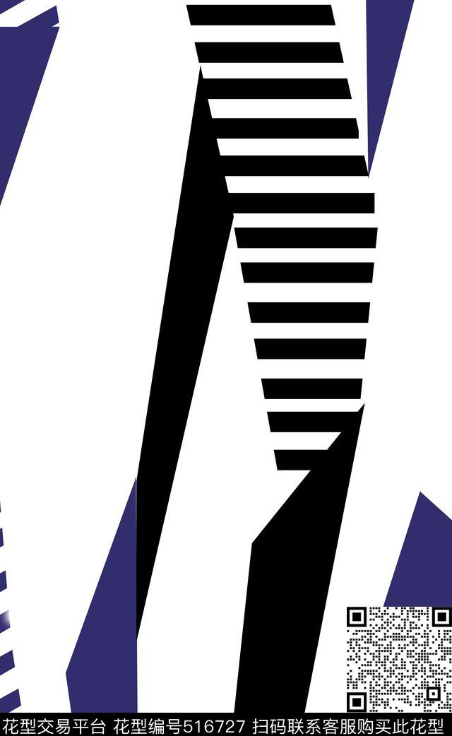 几何拼接时尚传统印花华亿平台下载（图片编号: 516727） - 瓦栏（Walan）