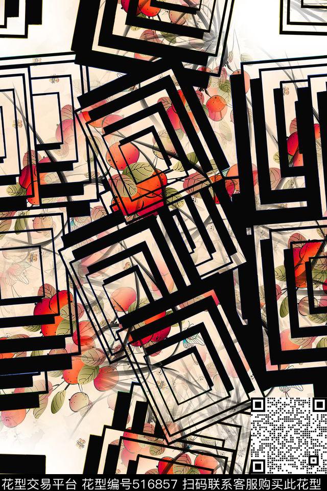 长巾丝巾男女服装欧式风民族系列数码印花华亿平台下载（图片编号: 516857） - 瓦栏（Walan）