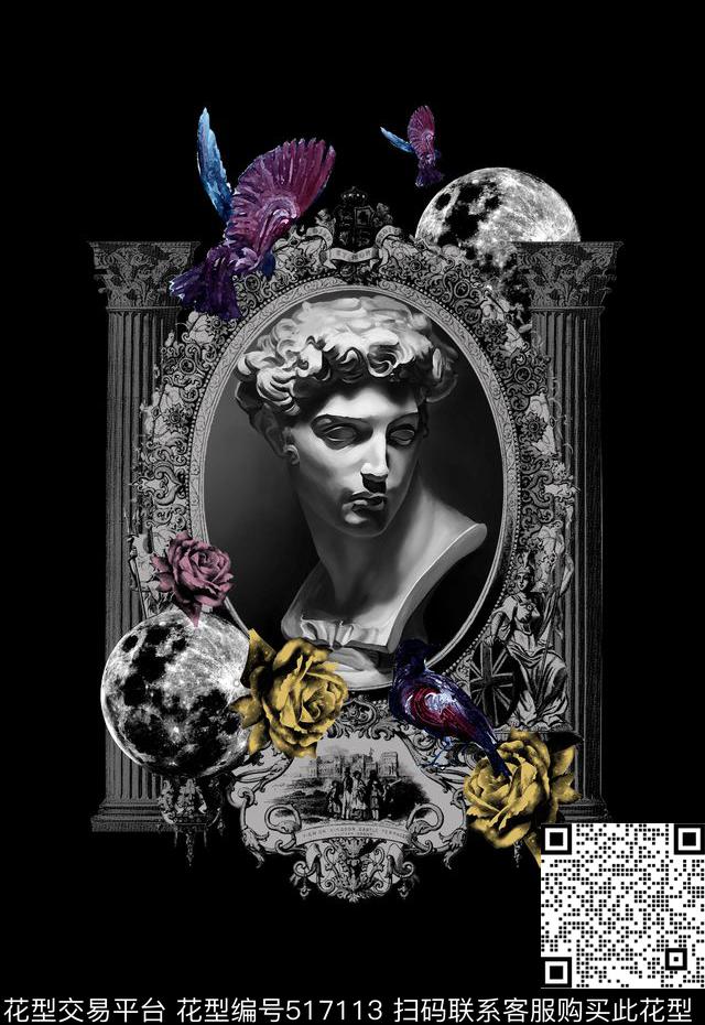 潮流时尚T恤卫衣数码印花潮流个性数码印花华亿平台下载（图片编号: 517113） - 瓦栏（Walan）