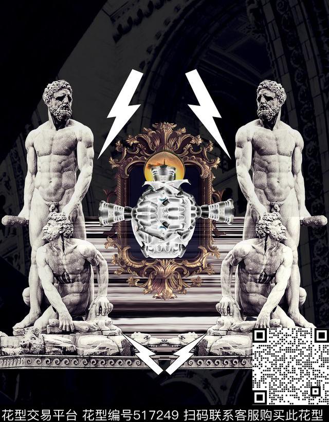 T恤卫衣夹克潮流时尚创意男装数码印花华亿平台下载（图片编号: 517249） - 瓦栏（Walan）