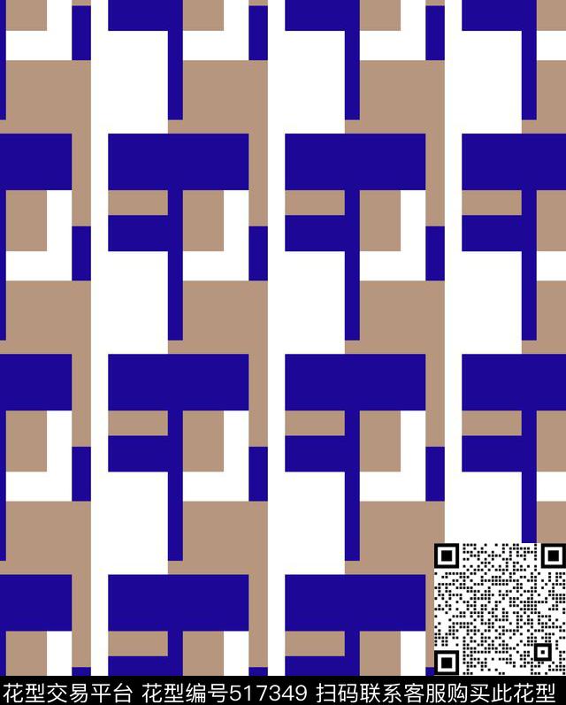 伦敦女装大方块格纹传统印花华亿平台下载（图片编号: 517349） - 瓦栏（Walan）