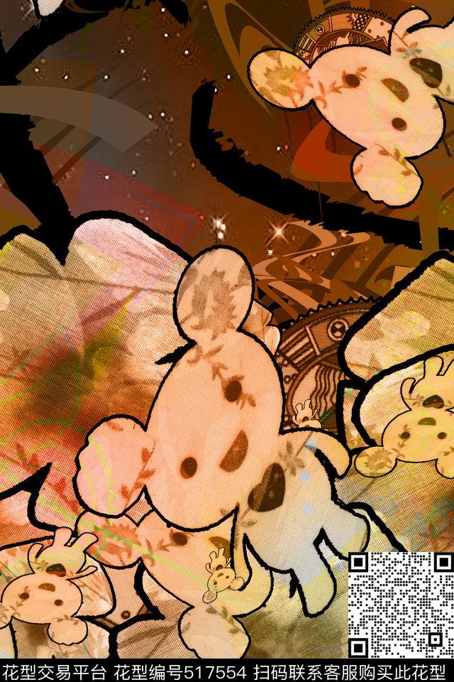 家纺童装可爱连衣裙数码印花华亿平台下载（图片编号: 517554） - 瓦栏（Walan）