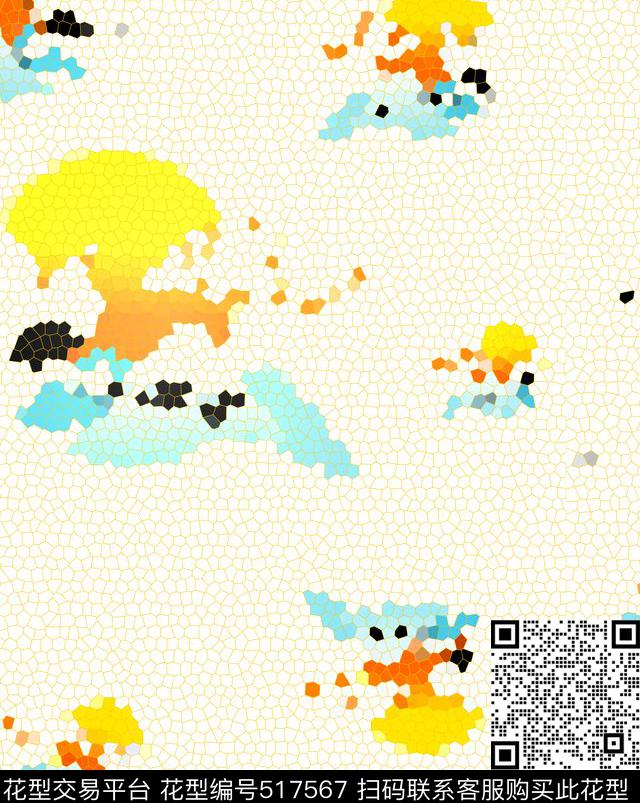 抽象流行时尚男装传统印花华亿平台下载（图片编号: 517567） - 瓦栏（Walan）