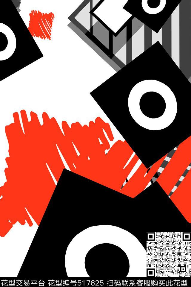 几何亮彩时尚欧美时尚传统印花华亿平台下载（图片编号: 517625） - 瓦栏（Walan）