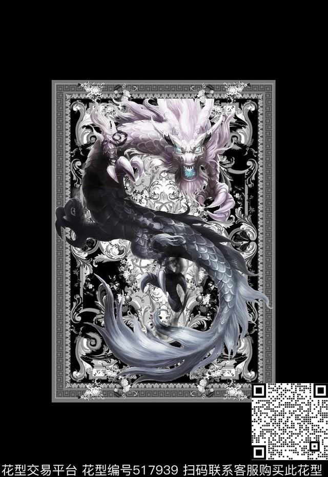 潮流时尚定位中国风男装数码印花数码印花华亿平台下载（图片编号: 517939） - 瓦栏（Walan）