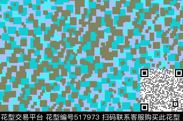 迷你马赛马赛克花迷你几何传统印花华亿平台下载（图片编号: 517973） - 瓦栏（Walan）