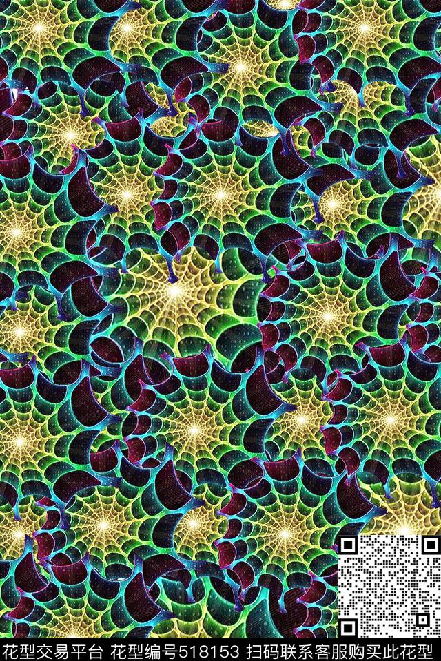 创意图案设计创意服装面料冬季服装图案数码印花华亿平台下载（图片编号: 518153） - 瓦栏（Walan）