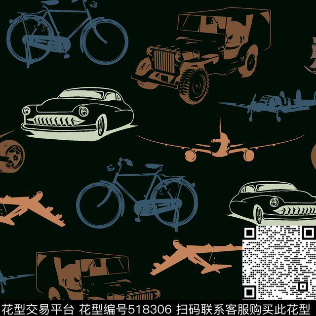 几何字母格子传统印花华亿平台下载（图片编号: 518306） - 瓦栏（Walan）