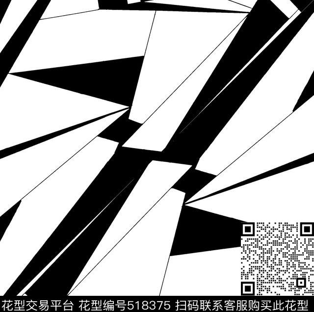 抽象几何图形手绘传统印花华亿平台下载（图片编号: 518375） - 瓦栏（Walan）
