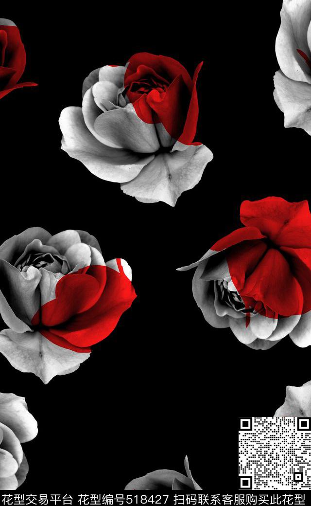 秋冬款女装潮牌连衣裙面料沙发布数码印花华亿平台下载（图片编号: 518427） - 瓦栏（Walan）