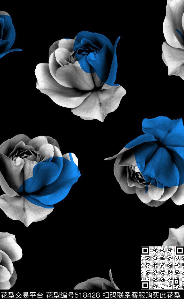 秋冬款女装潮牌连衣裙面料沙发布数码印花华亿平台下载（图片编号: 518428） - 瓦栏（Walan）