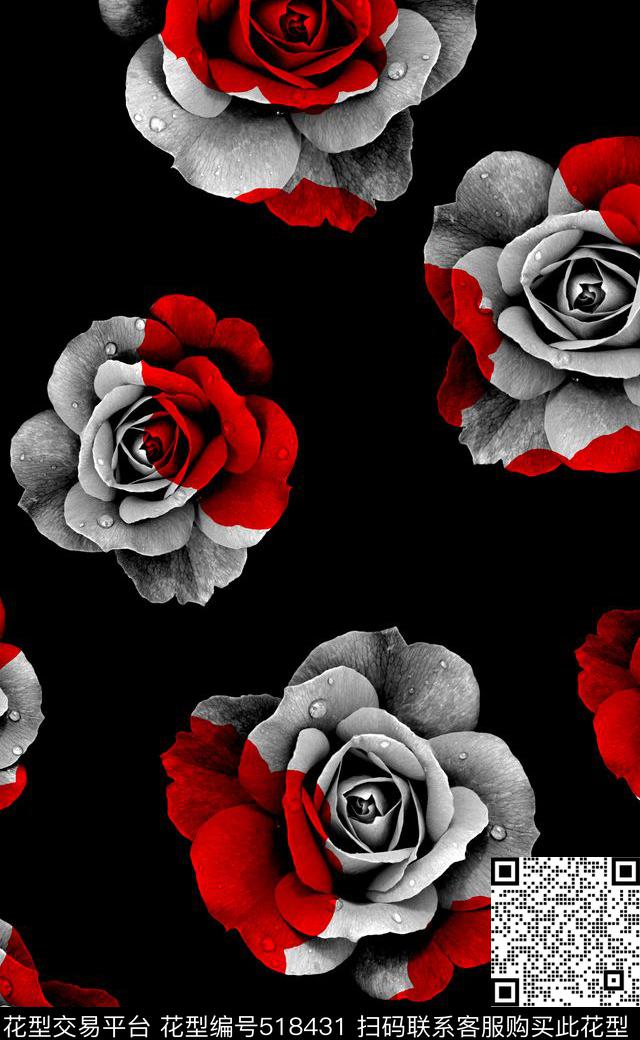 秋冬款欧美流行时尚女装潮牌最新印花数码印花华亿平台下载（图片编号: 518431） - 瓦栏（Walan）