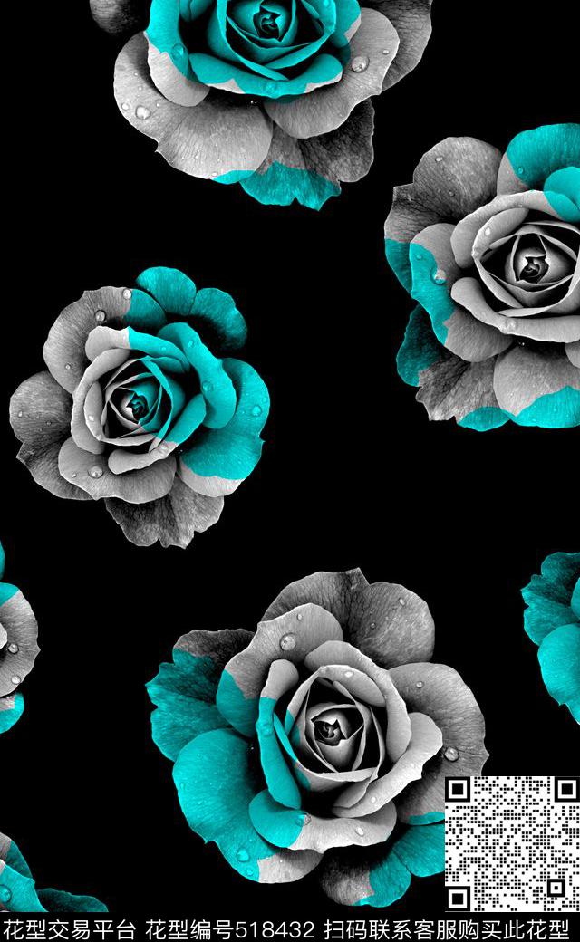 秋冬款欧美流行时尚女装潮牌最新印花数码印花华亿平台下载（图片编号: 518432） - 瓦栏（Walan）