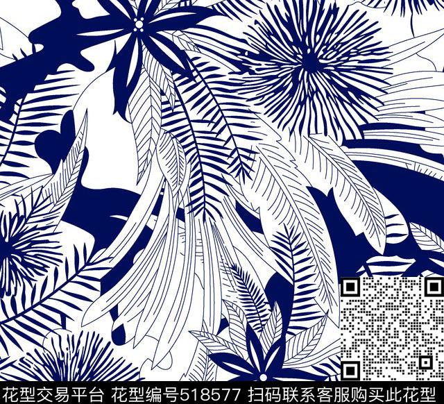 几何扎染华亿平台花卉传统印花华亿平台下载（图片编号: 518577） - 瓦栏（Walan）