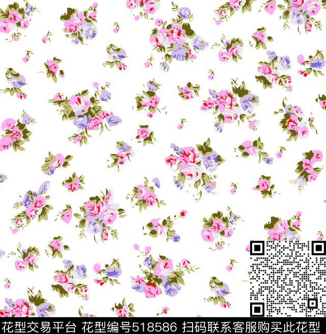 几何扎染华亿平台花卉传统印花华亿平台下载（图片编号: 518586） - 瓦栏（Walan）