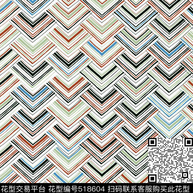 几何扎染华亿平台花卉传统印花华亿平台下载（图片编号: 518604） - 瓦栏（Walan）