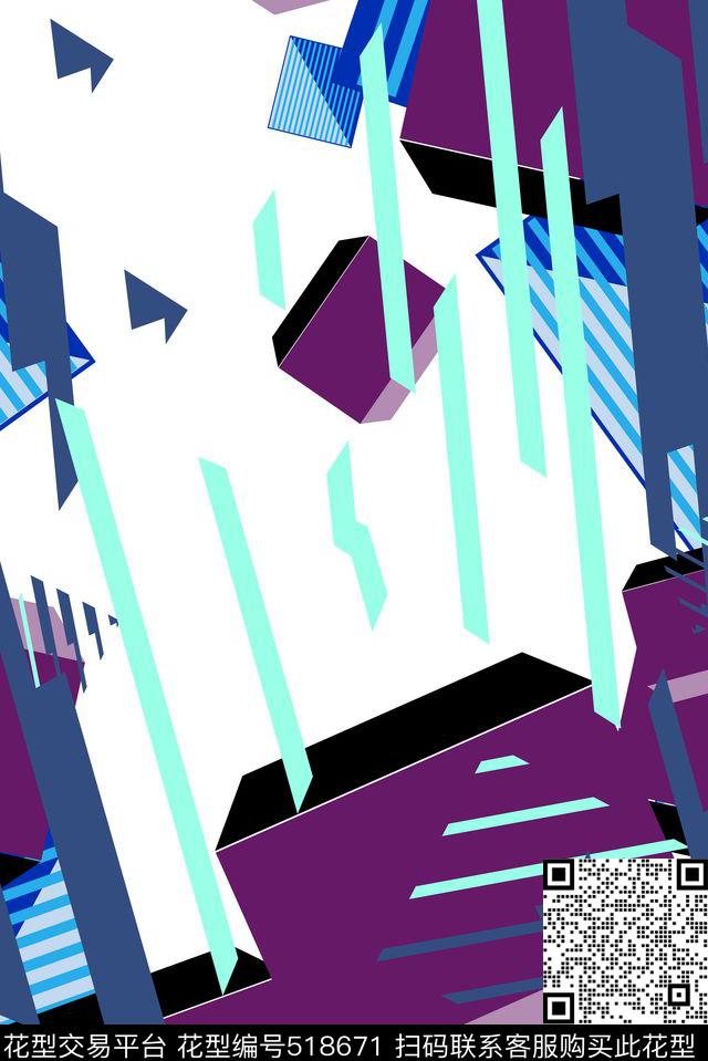 几何时尚女装衬衣华亿平台女装连衣裙传统印花华亿平台下载（图片编号: 518671） - 瓦栏（Walan）