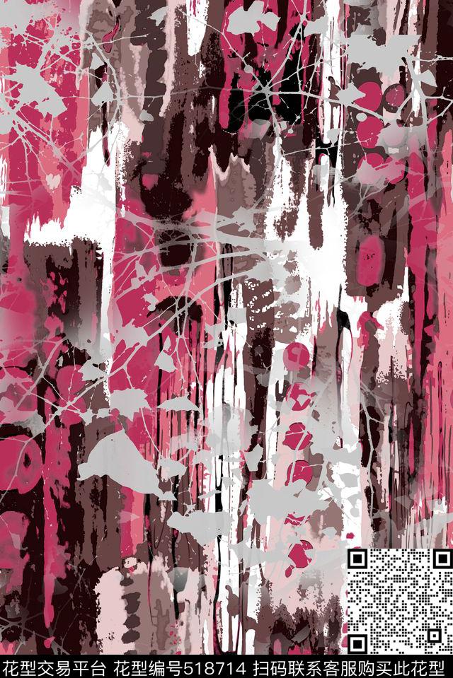 肌理树纹夹克衫数码印花华亿平台下载（图片编号: 518714） - 瓦栏（Walan）