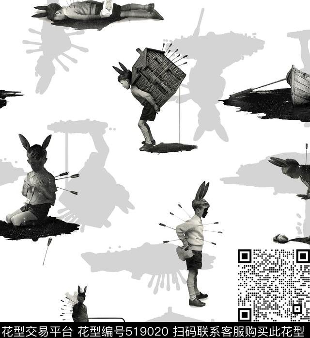 时尚趣味创意卡通清新华亿平台.传统印花华亿平台下载（图片编号: 519020） - 瓦栏（Walan）