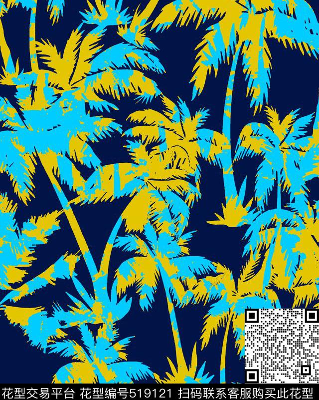 户外家纺沙滩裤传统印花华亿平台下载（图片编号: 519121） - 瓦栏（Walan）