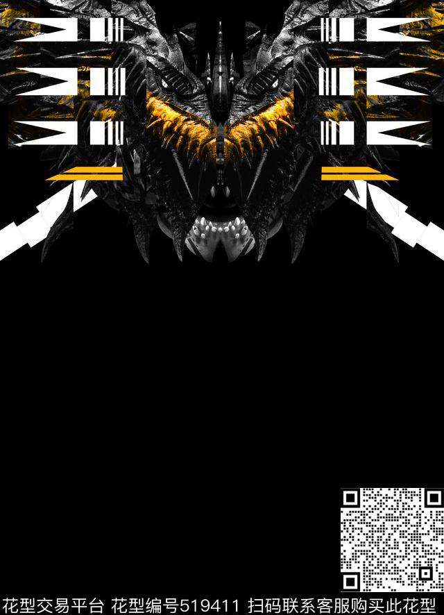 时尚潮牌切割数码印花华亿平台下载（图片编号: 519411） - 瓦栏（Walan）